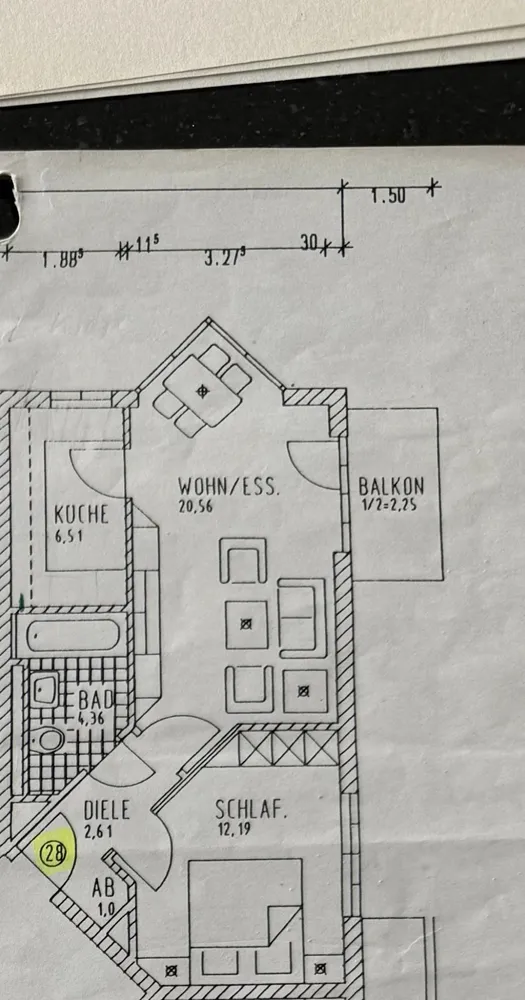 2 room apartment with 50 m² in Munich – Photo 6