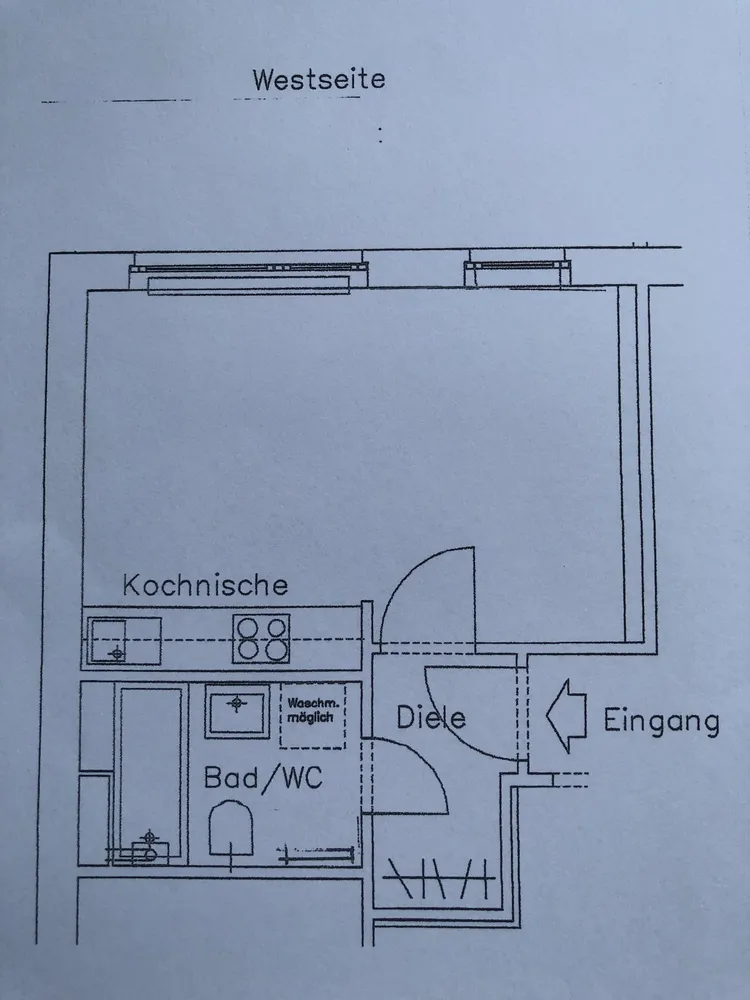 1 Zimmer Wohnung mit 26 m² in Düsseldorf – Bild 10