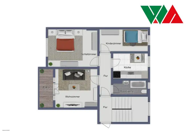 3 Zimmer Wohnung mit 56 m² in Magdeburg – Bild 12