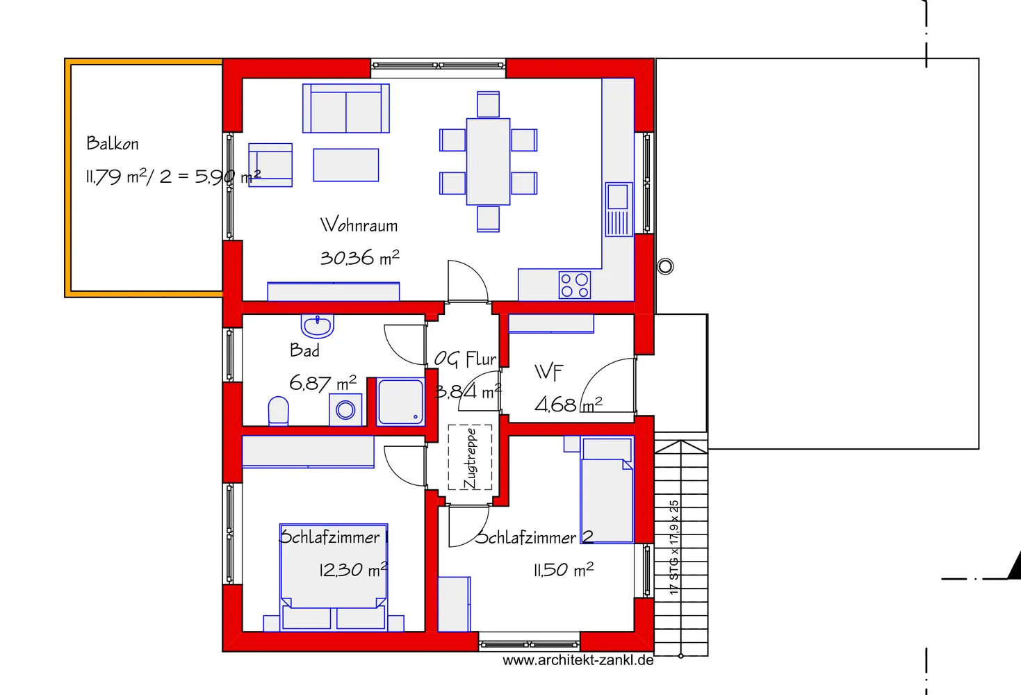 3 Zimmer Wohnung mit 73 m² in Landshut – Bild 3