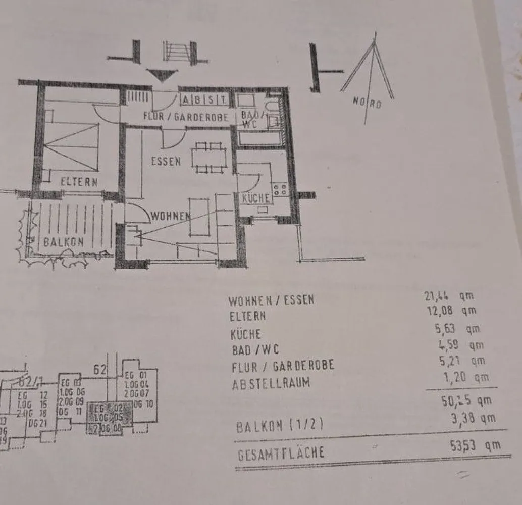 2 Zimmer Wohnung mit 54 m² in Göppingen – Bild 2
