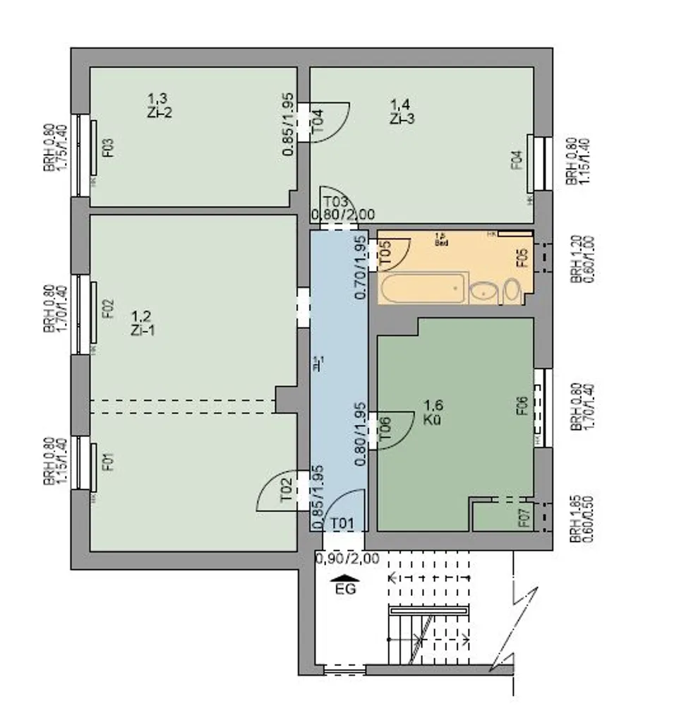 3 Zimmer Wohnung mit 88 m² in Flensburg – Bild 5