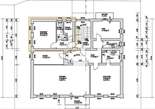 1 Zimmer Wohnung mit 30 m² in Frankfurt am Main – Bild 2