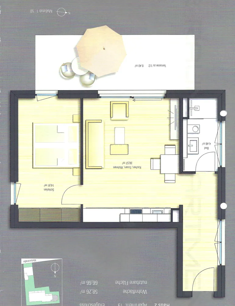 2 Zimmer Wohnung mit 67 m² in München – Bild 5
