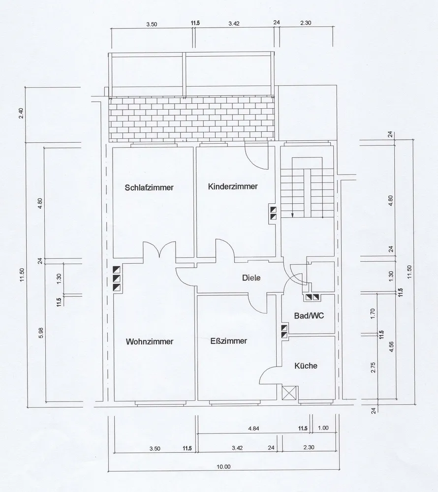 5 Zimmer Wohnung mit 94 m² in Essen – Bild 1