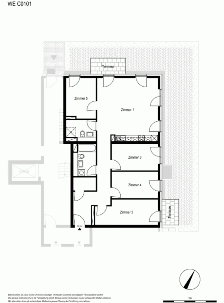 5 Zimmer Wohnung mit 112 m² in Berlin – Bild 2