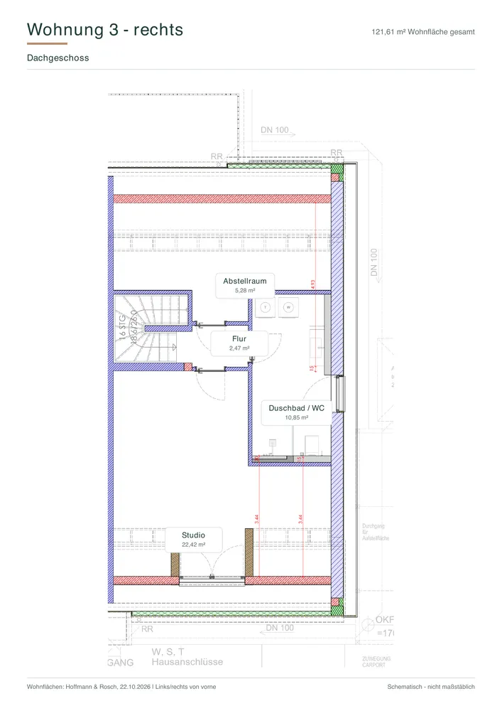 4 Zimmer Wohnung mit 122 m² in Lohmar – Bild 4