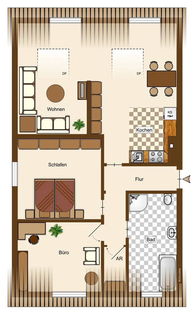 3 Zimmer Wohnung mit 71 m² in Neuwied – Bild 2