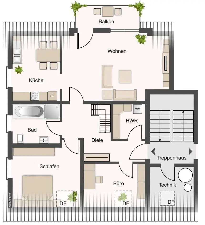 5 Zimmer Wohnung mit 112 m² in Bitterfeld-Wolfen – Bild 5