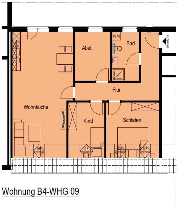 2 Zimmer Wohnung mit 58 m² in Aurich – Bild 4