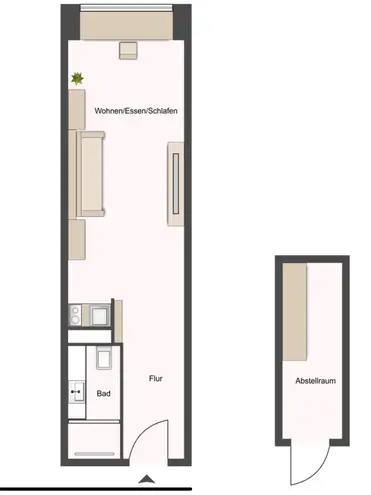 1 Zimmer Wohnung mit 24 m² in München – Bild 10