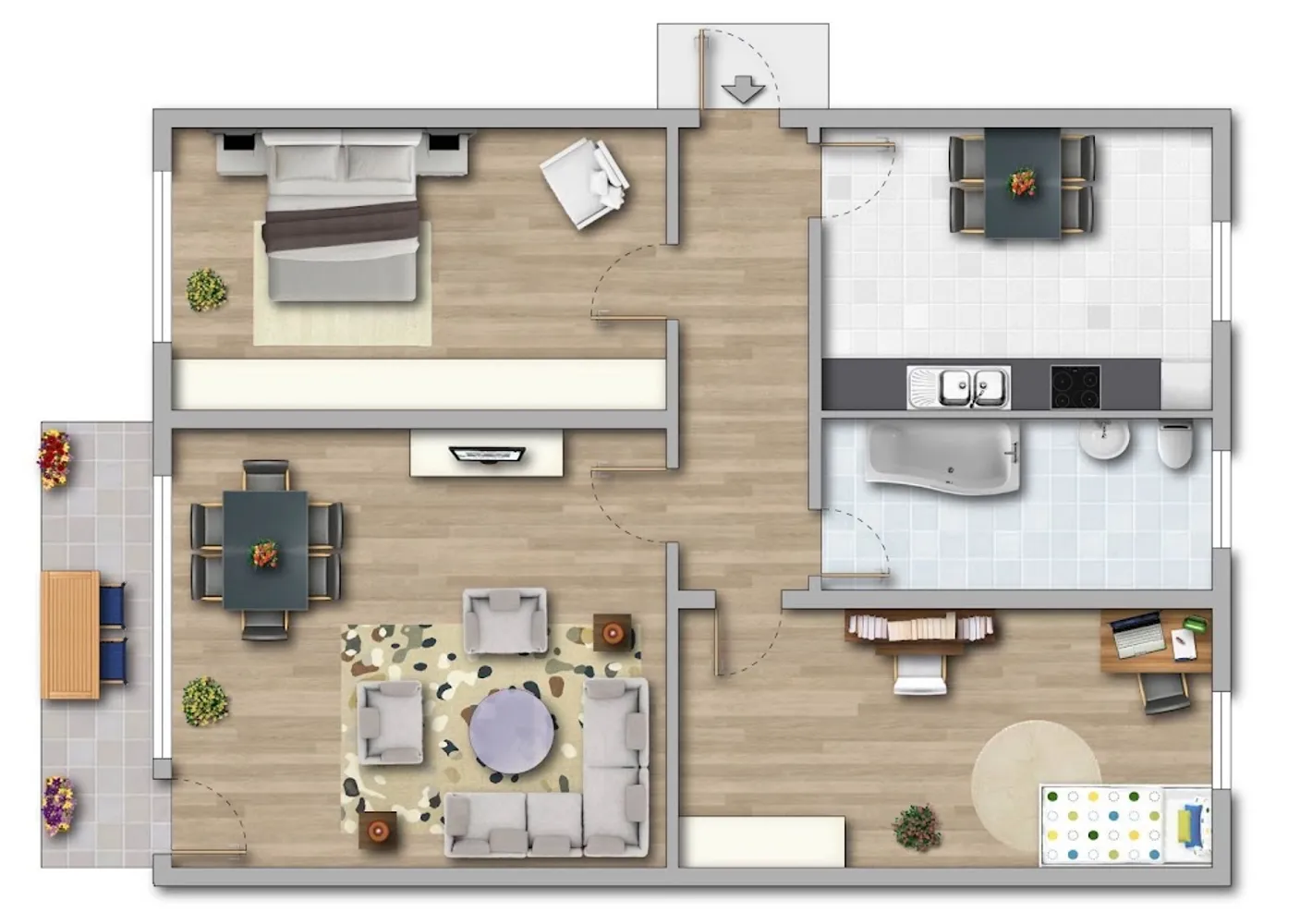 3 Zimmer Wohnung mit 60 m² in Sangerhausen – Bild 5