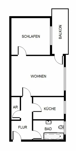 4 Zimmer Wohnung mit 62 m² in Bochum – Bild 8