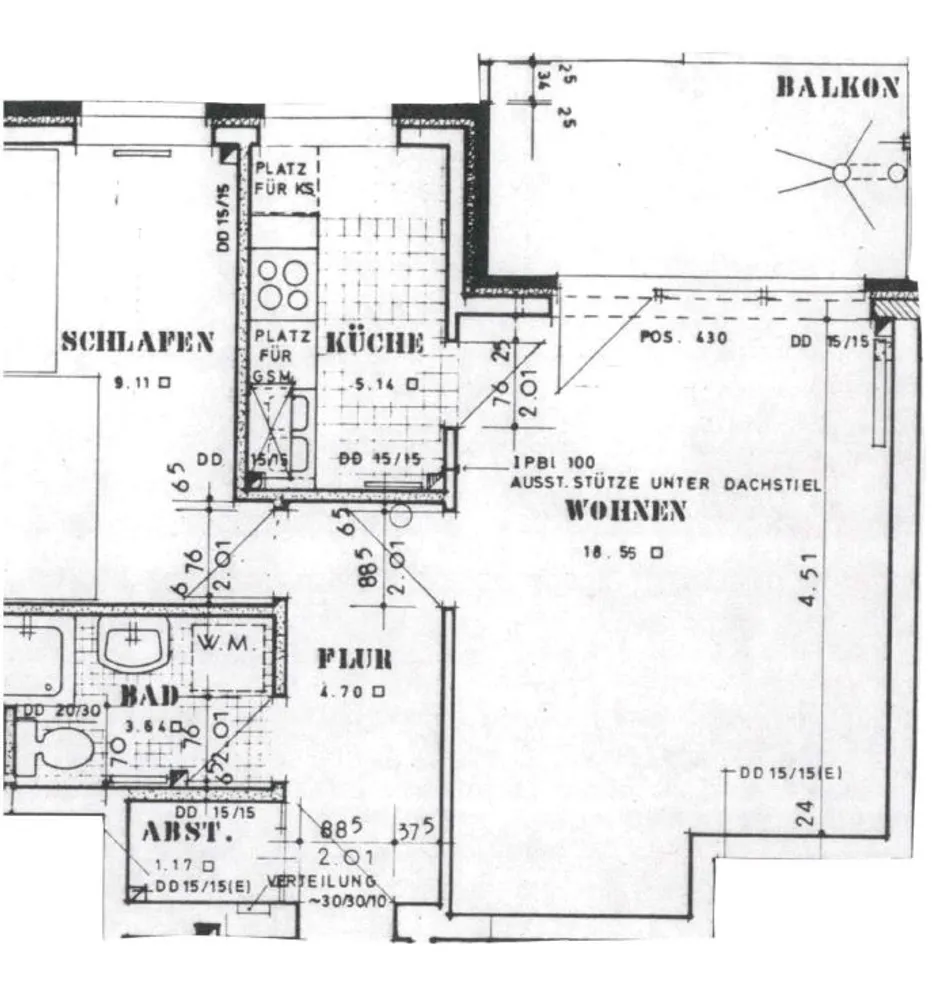 2 Zimmer Wohnung mit 45 m² in Hamburg – Bild 4