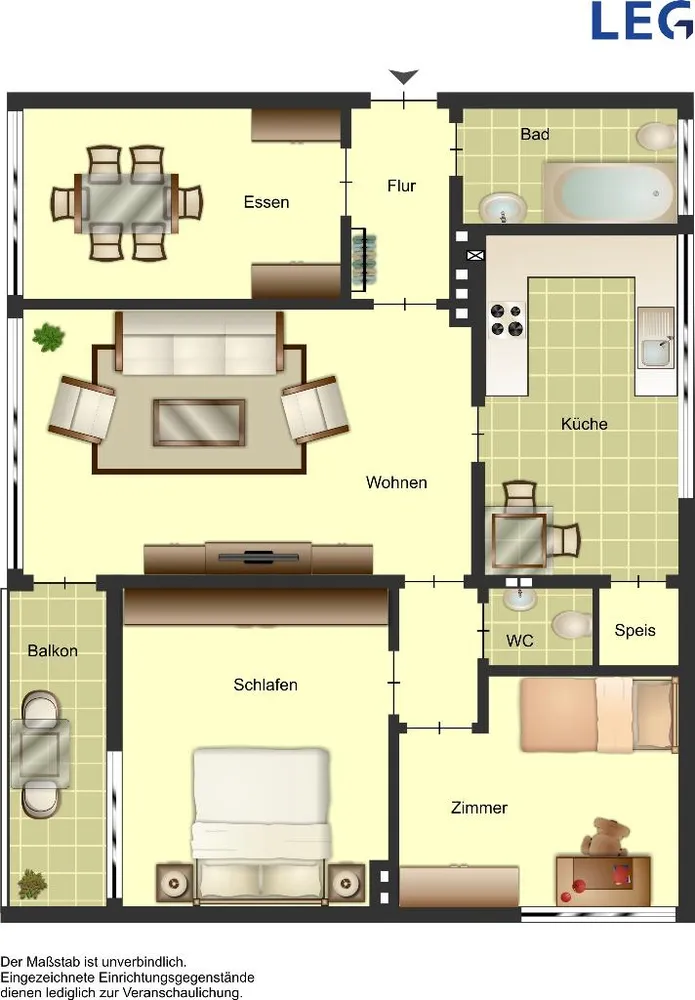 4 Zimmer Wohnung mit 79 m² in Bocholt – Bild 11
