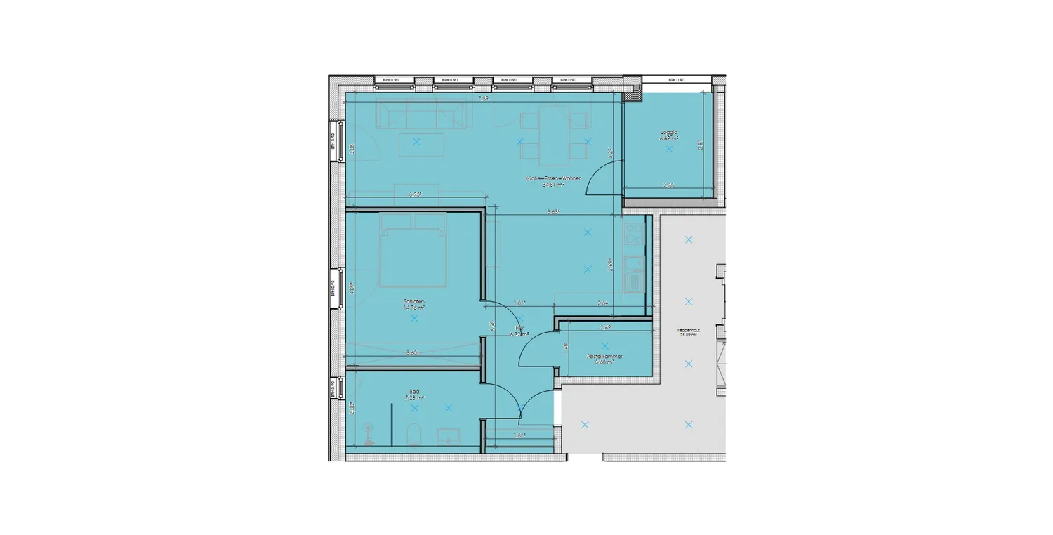 2 Zimmer Wohnung mit 70 m² in Herford – Bild 6