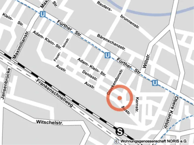 3 Zimmer Wohnung mit 60 m² in Nürnberg – Bild 4