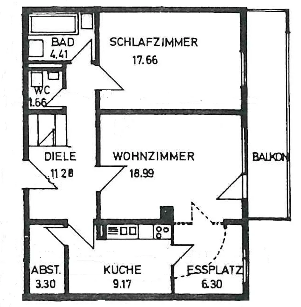 2 Zimmer Wohnung mit 78 m² in Bayreuth – Bild 9