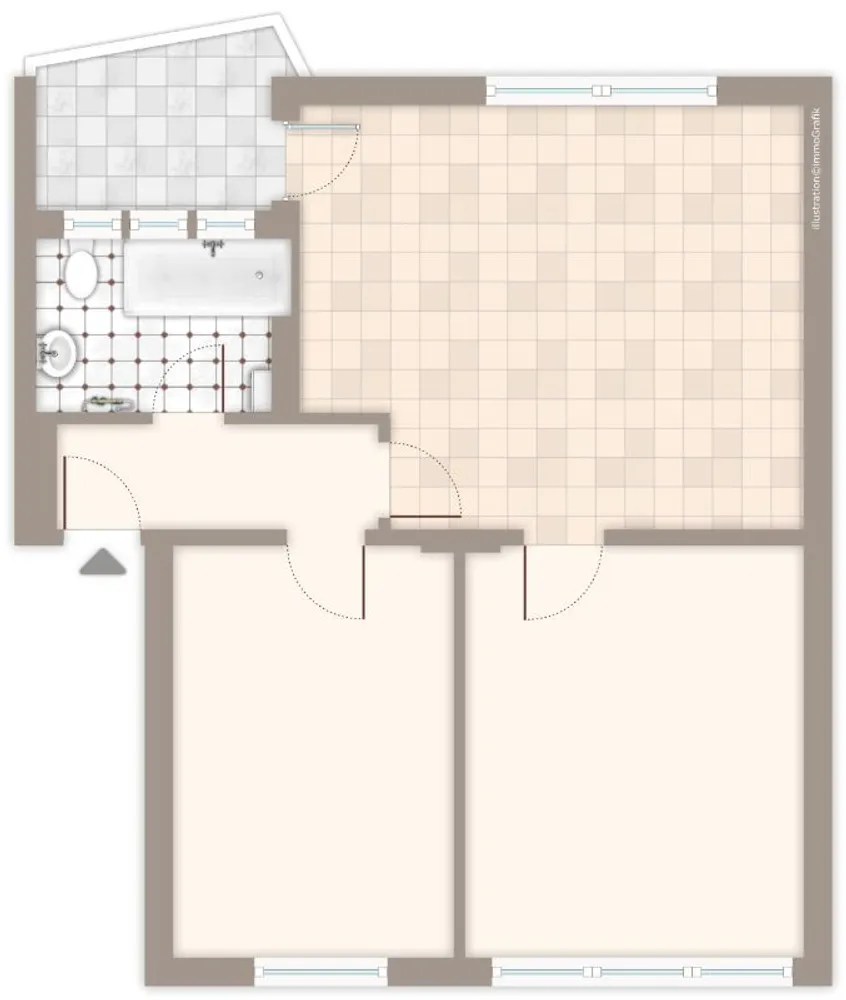 2 Zimmer Wohnung mit 51 m² in Mönchengladbach – Bild 10