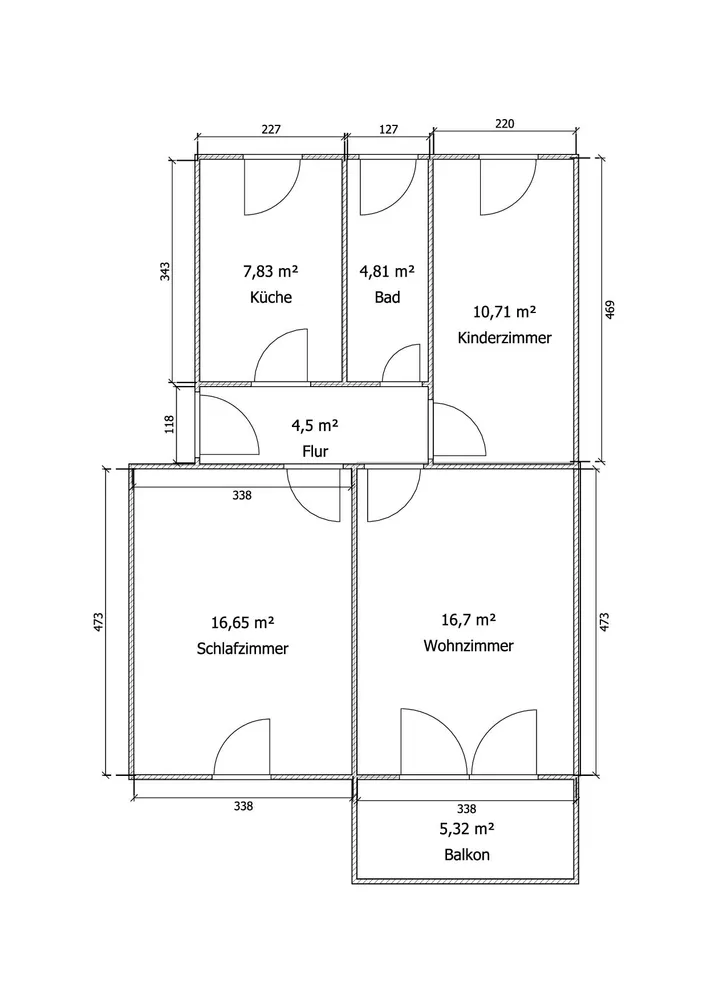 3 Zimmer Wohnung mit 64 m² in Halberstadt – Bild 5