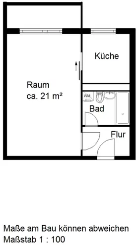 1 Zimmer Wohnung mit 36 m² in Halle (Saale) – Bild 9