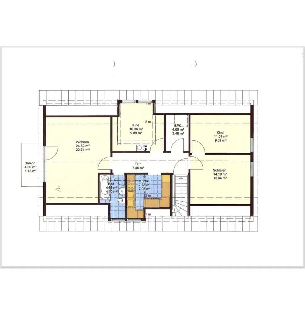 4 Zimmer Wohnung mit 76 m² in Hamburg – Bild 9
