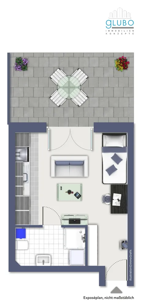 2 Zimmer Wohnung mit 32 m² in Bochum – Bild 9