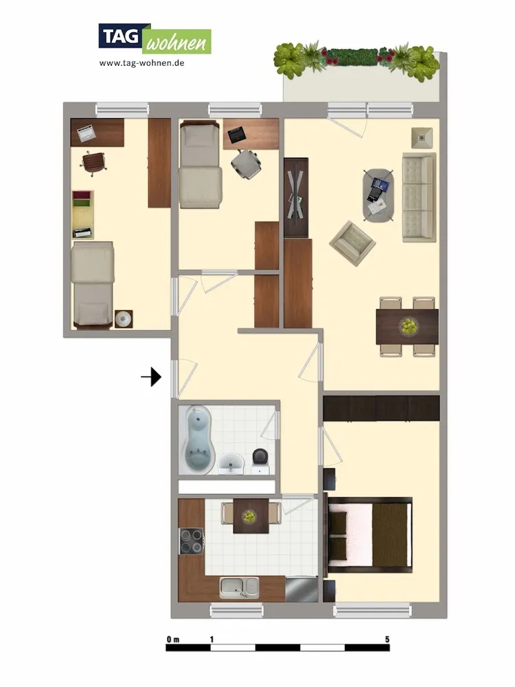 4 Zimmer Wohnung mit 73 m² in Leipzig – Bild 8
