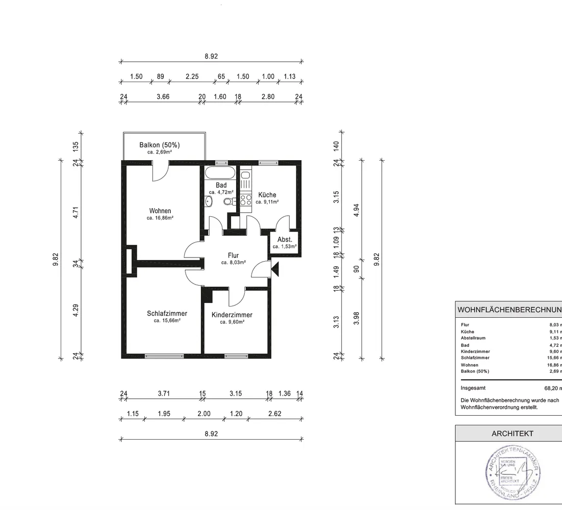 3 Zimmer Wohnung mit 68 m² in Bremen – Bild 10