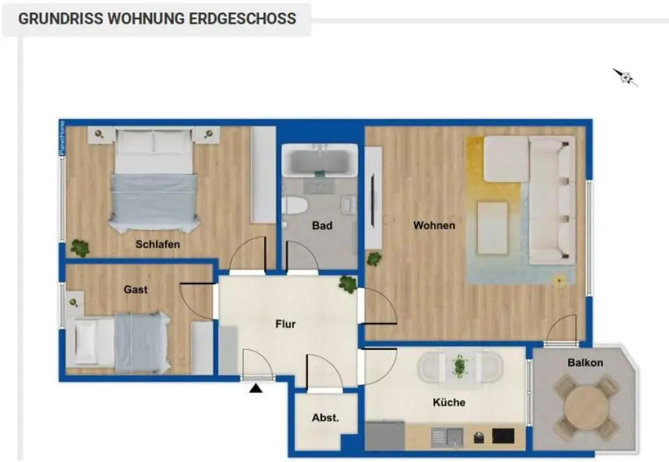2 Zimmer Wohnung mit 70 m² in Bernau bei Berlin – Bild 6