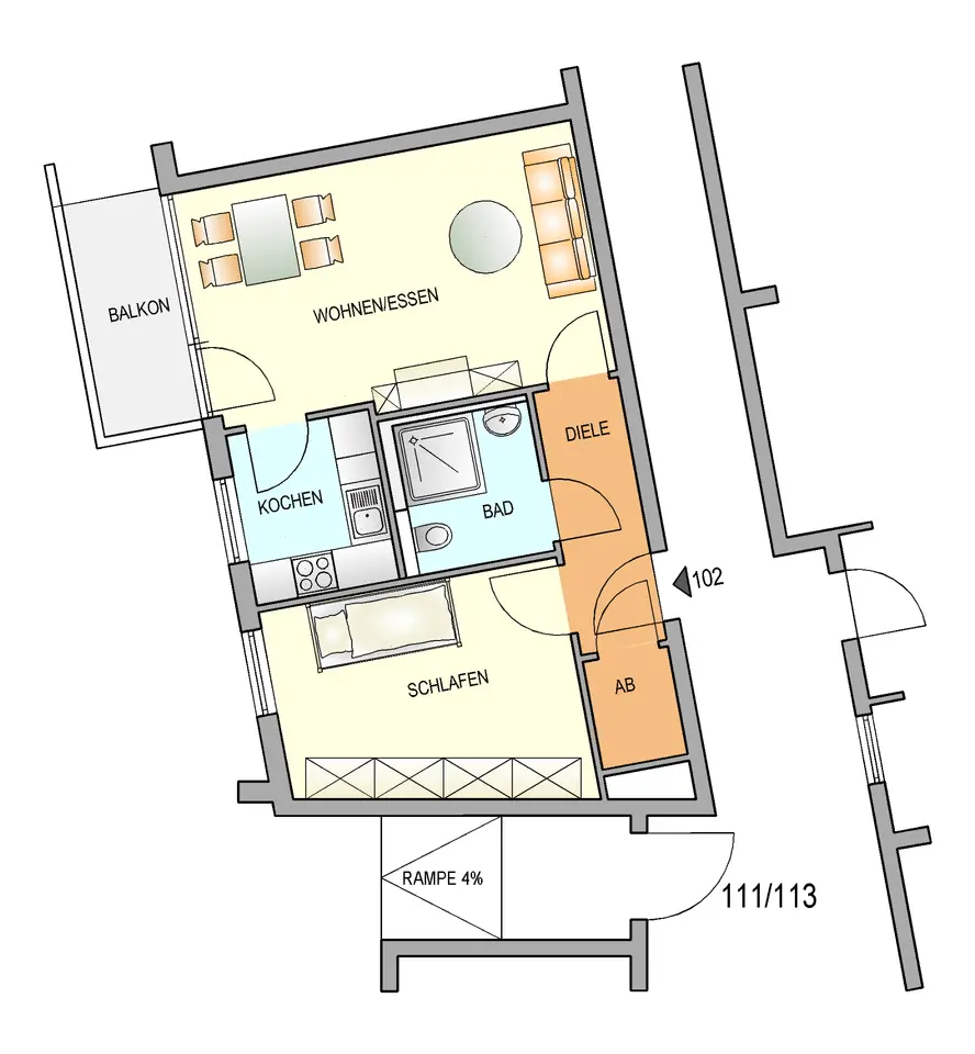 2 Zimmer Wohnung mit 53 m² in Remscheid – Bild 5