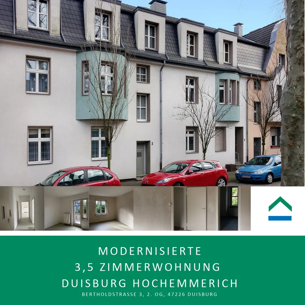4 Zimmer Wohnung mit 72 m² in Duisburg – Bild 1