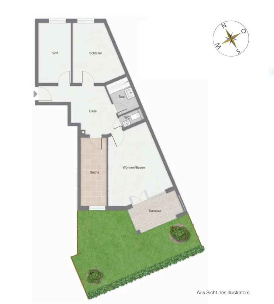 3 room apartment with 80 m² in Munich – Photo 7
