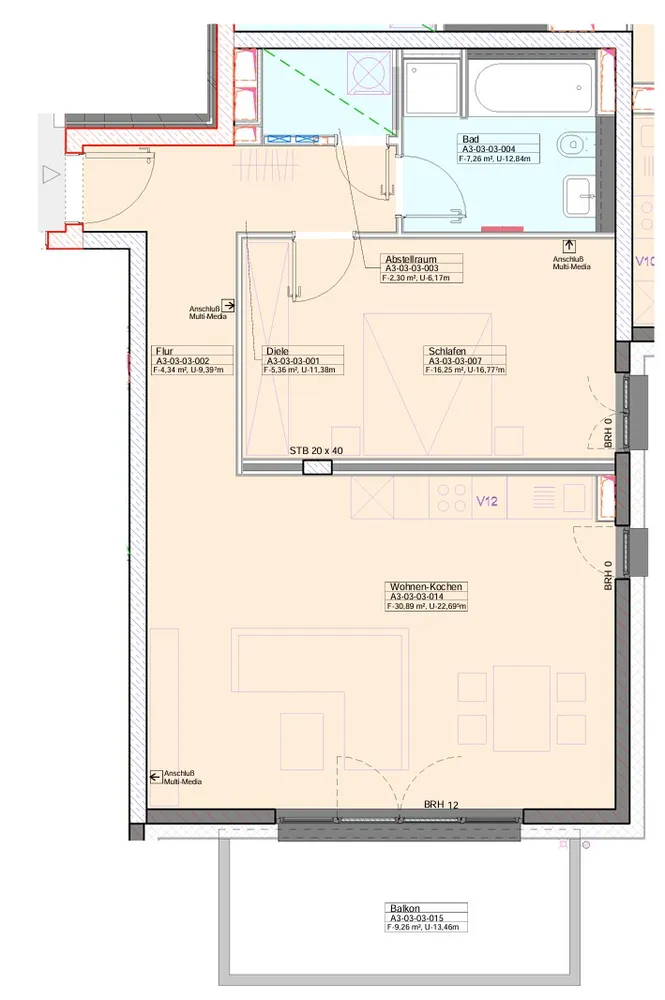 2 room apartment with 71 m² in Frankfurt am Main – Photo 8