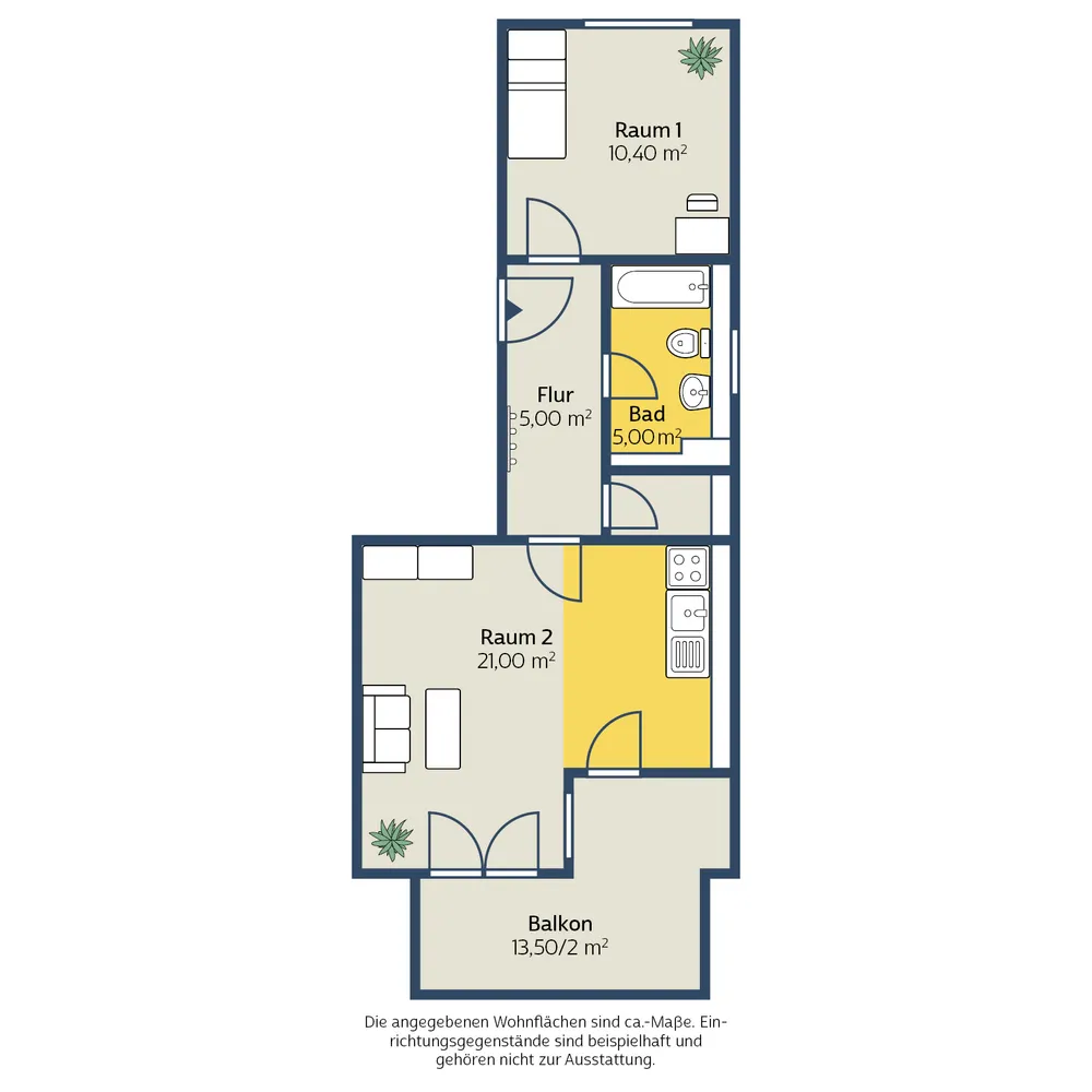 2 Zimmer Wohnung mit 49 m² in Leipzig – Bild 9