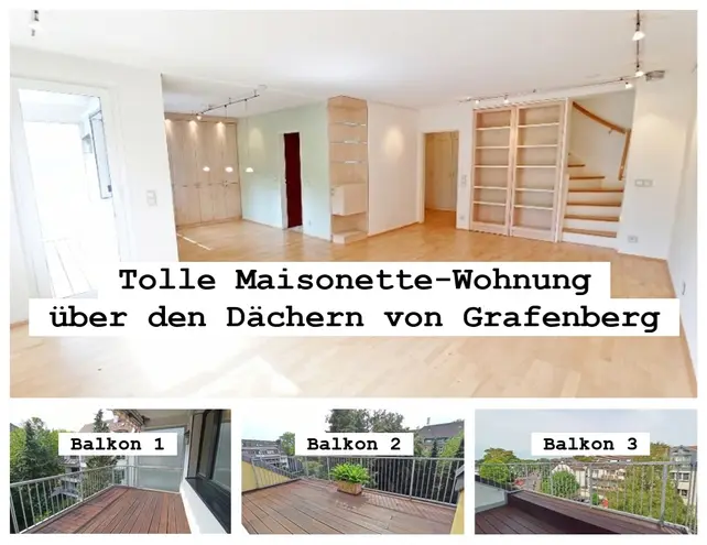 3 Zimmer Wohnung mit 126 m² in Düsseldorf – Bild 1
