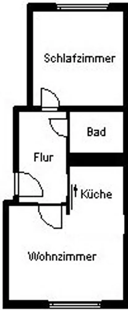 2 Zimmer Wohnung mit 41 m² in Halle (Saale) – Bild 2