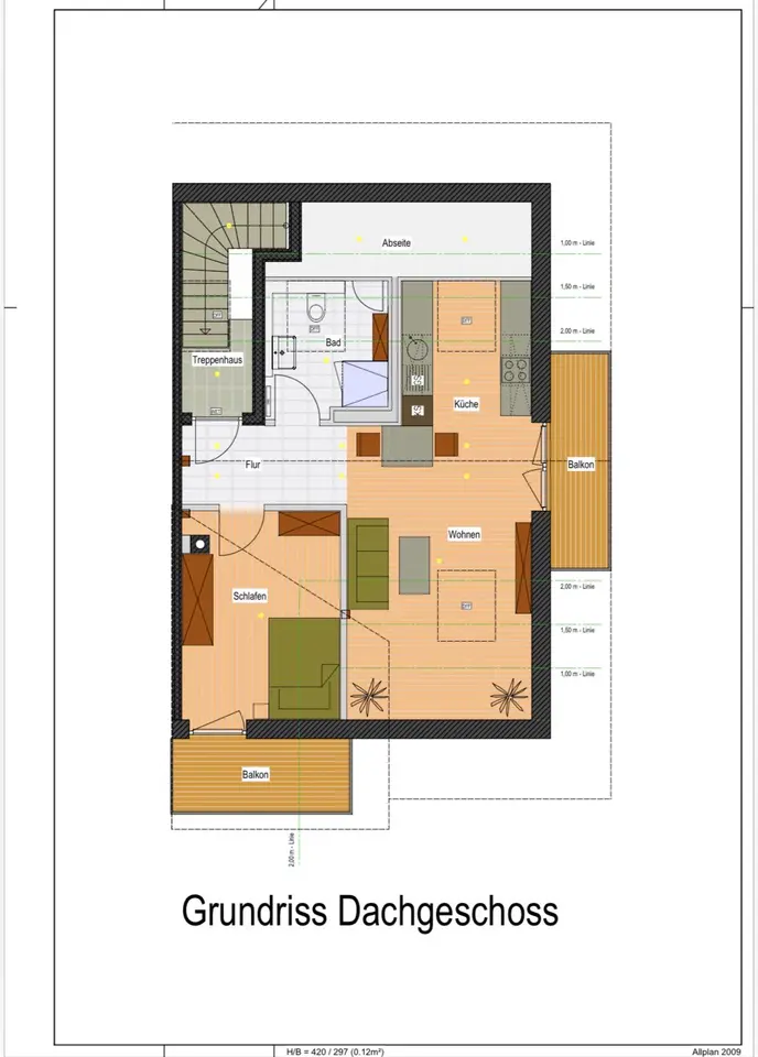 2 Zimmer Wohnung mit 50 m² in Weilheim in Oberbayern – Bild 5