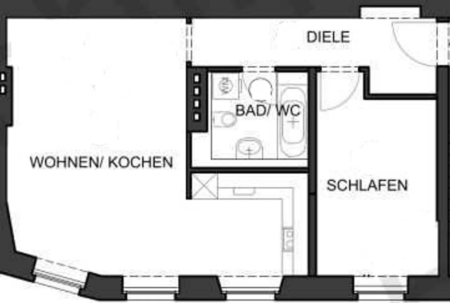 2 room apartment with 59 m² in Berlin – Photo 3