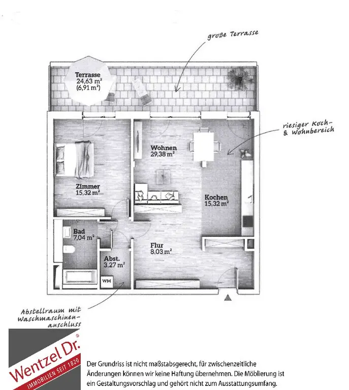 2 Zimmer Wohnung mit 88 m² in Bremen – Bild 7
