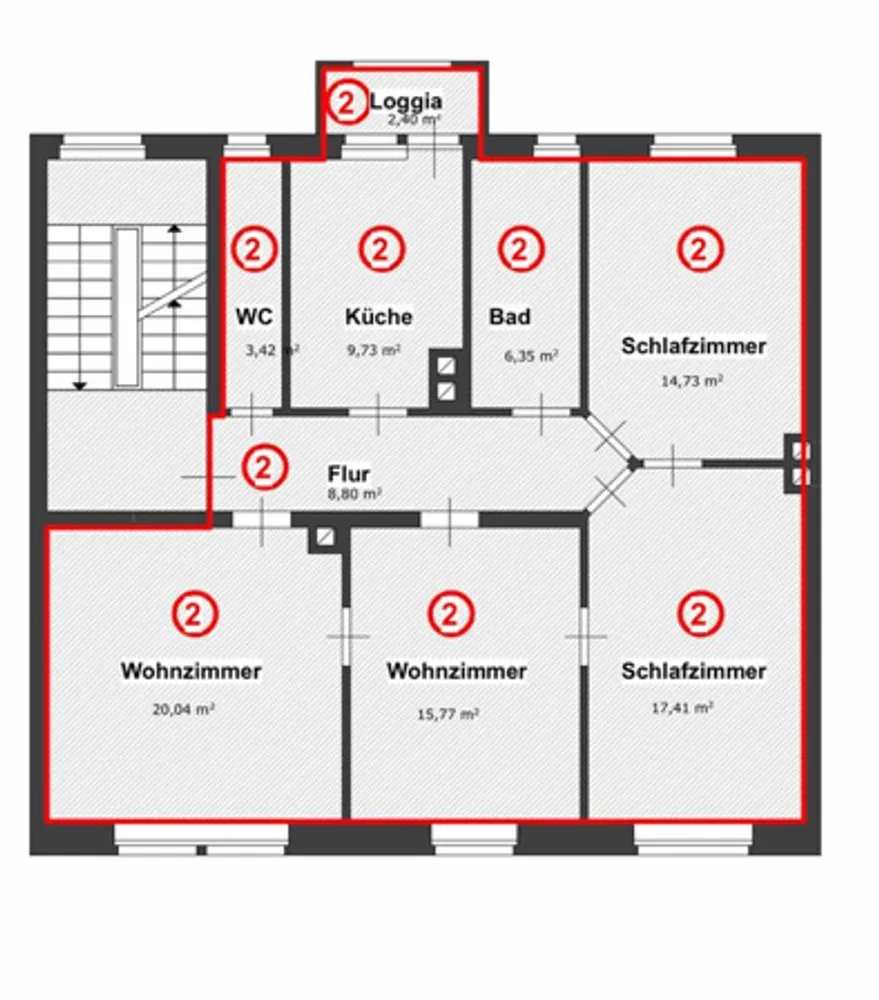 4 Zimmer Wohnung mit 96 m² in Konstanz – Bild 7