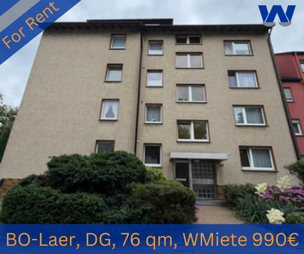 4 Zimmer Wohnung mit 77 m² in Bochum – Bild 1