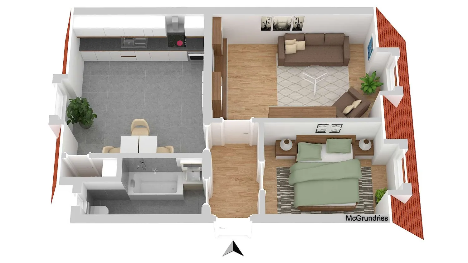 2 Zimmer Wohnung mit 63 m² in Hagen – Bild 7