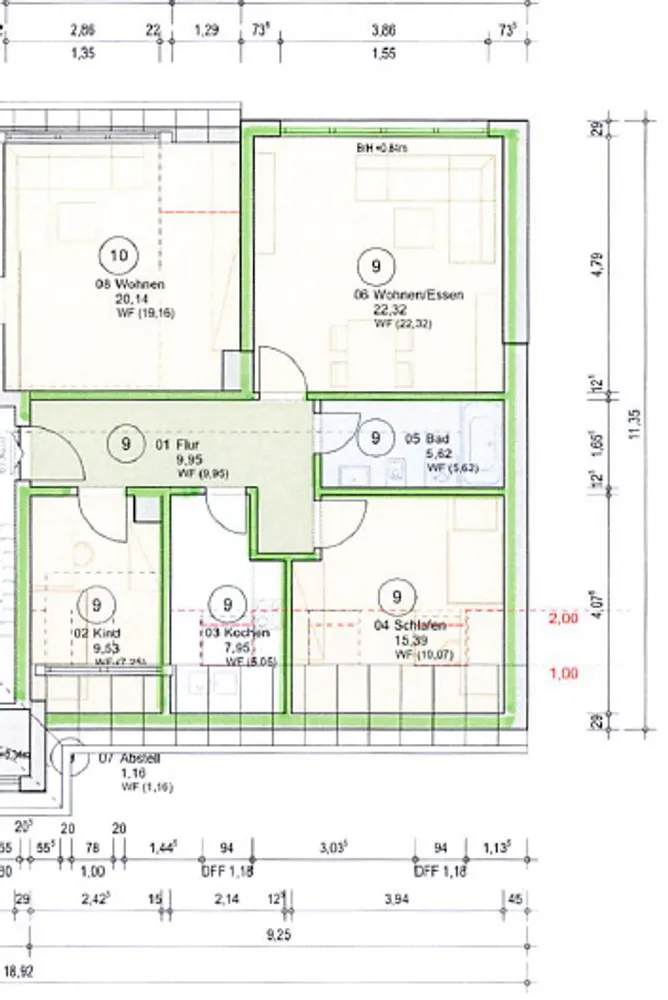 2 Zimmer Wohnung mit 61 m² in Weißenfels – Bild 8