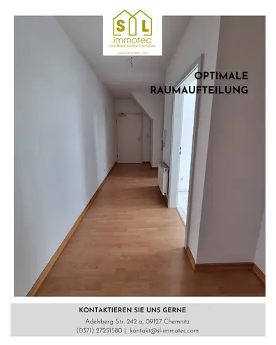 2 room apartment with 56 m² in Chemnitz – Photo 8