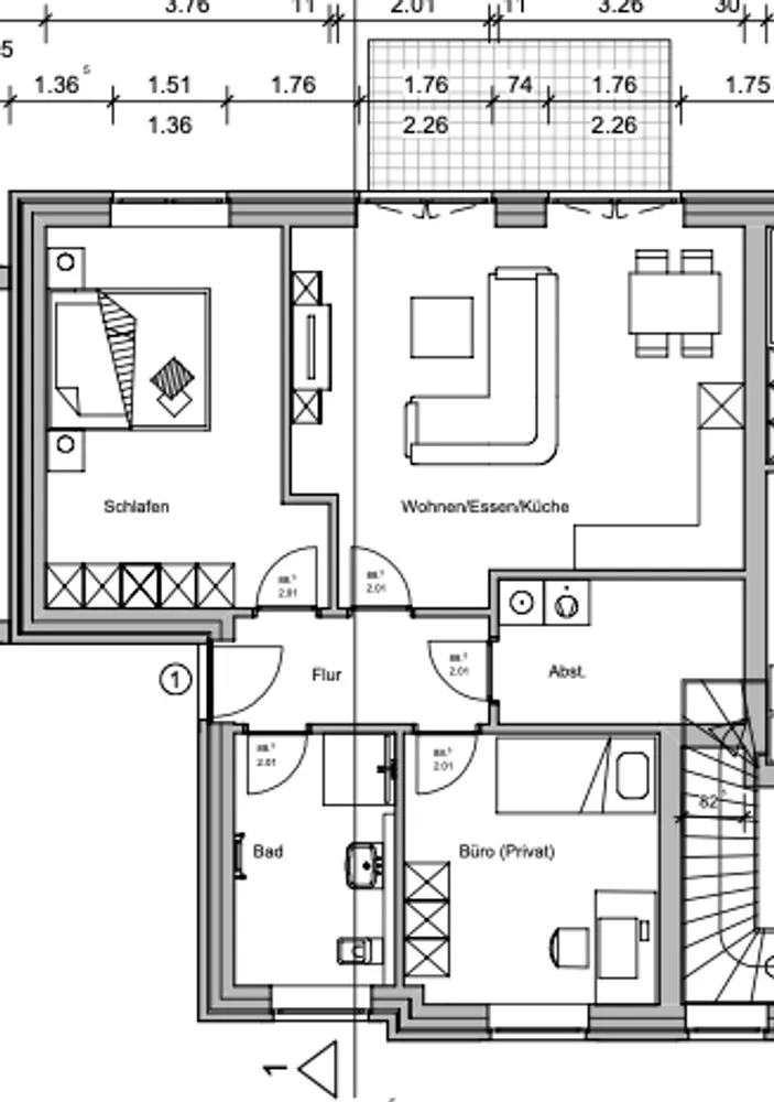 3 room apartment with 79 m² in Oldenburg – Photo 7