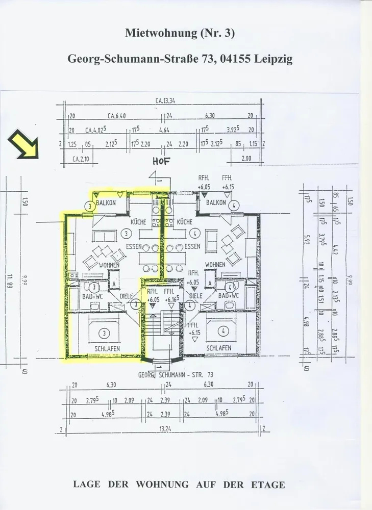 2 Zimmer Wohnung mit 55 m² in Leipzig – Bild 2