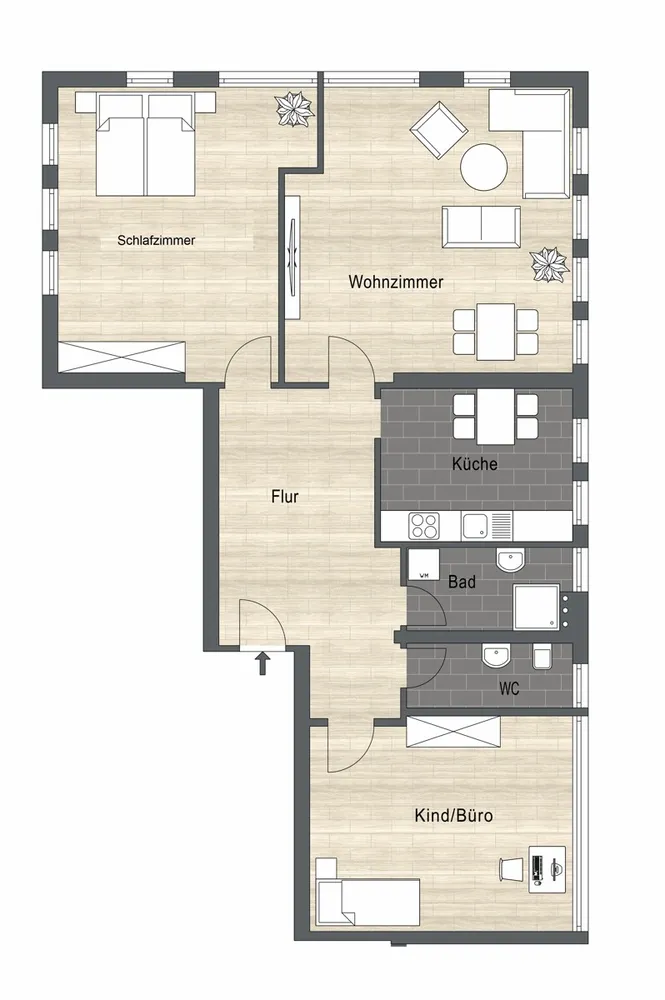3 room apartment with 117 m² in Heilbronn – Photo 8