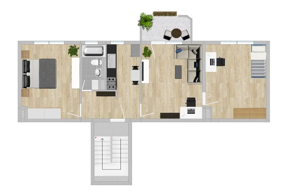 3 Zimmer Wohnung mit 66 m² in Riesa – Bild 6