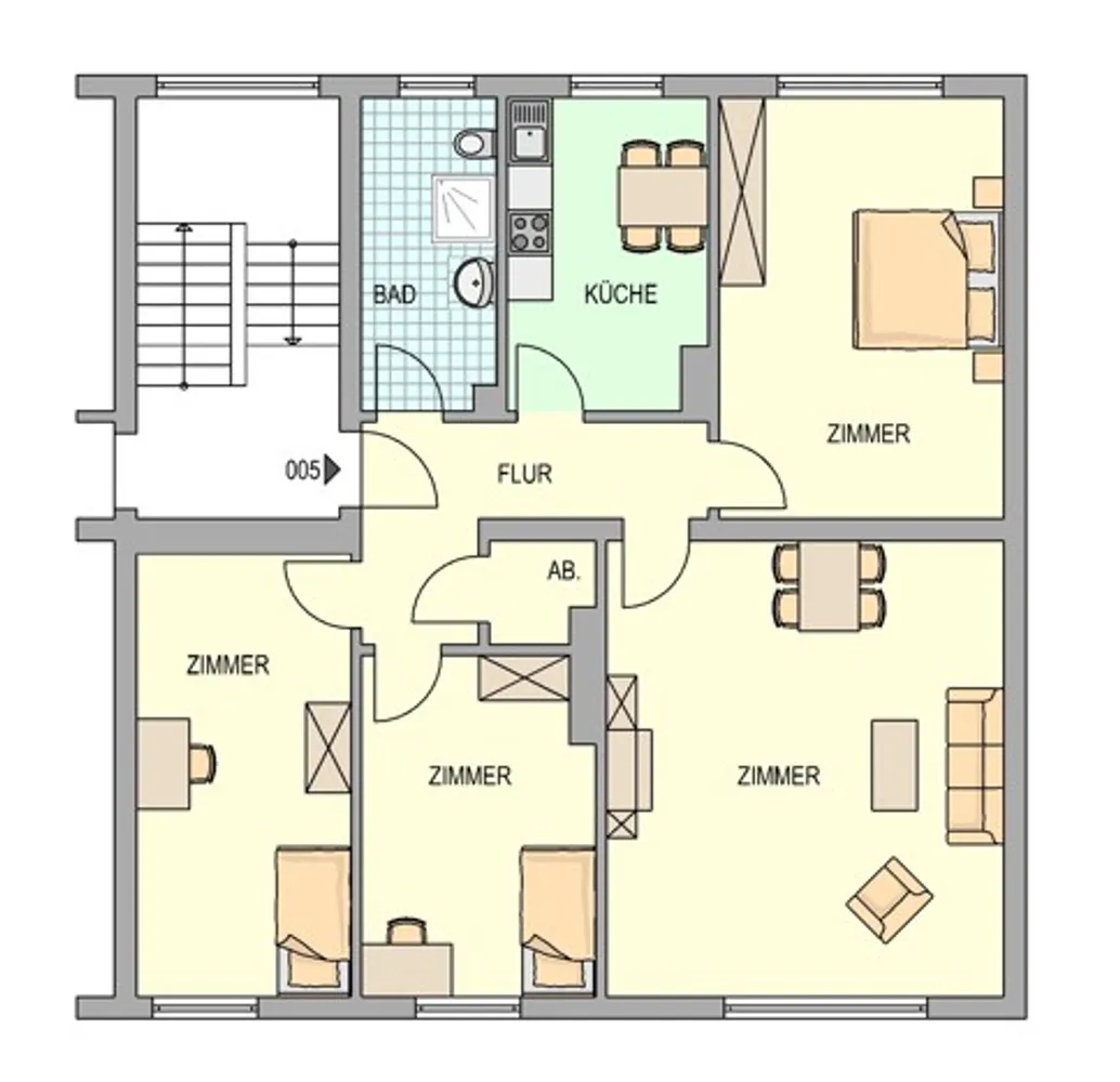 4 Zimmer Wohnung mit 79 m² in Herne – Bild 6